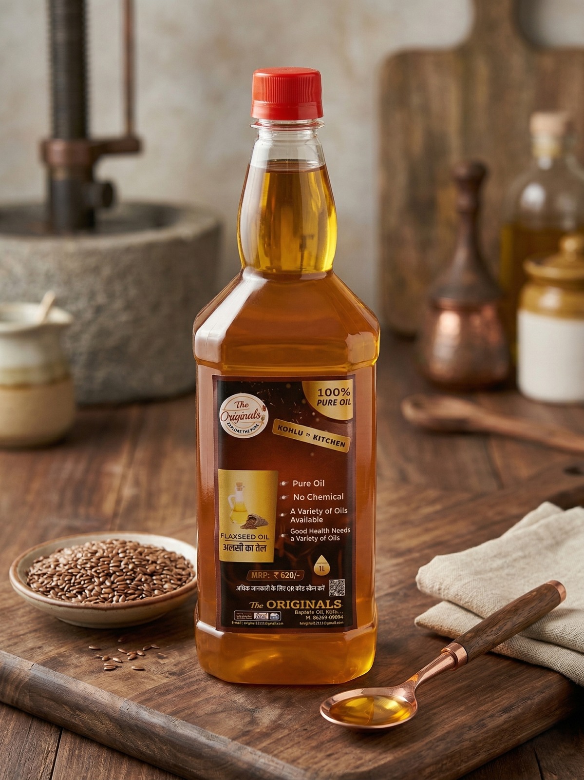 Cold Pressed Flaxseed Oil